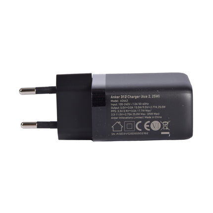 Krachtige Anker 312 USB-C Charger (Ace2,25W) - Snellader voor Samsung Telefoons, Tablets en Meer