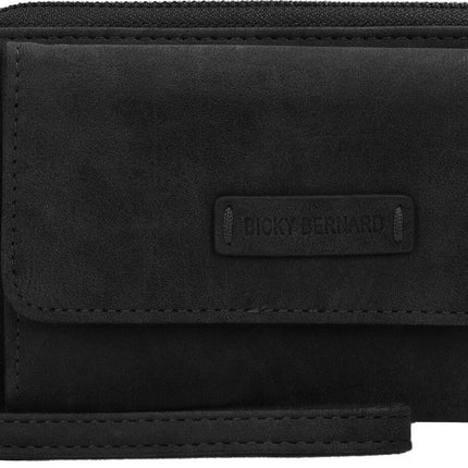 Bicky bernard - Portemonnee dames - Portefeuille met ritssluiting - Portemonnee voor telefoon