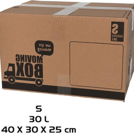 Verhuisdoos - 10 stuks - 30 liter - Professioneel, Stevig Verhuisdozen en stevig 40 x 30 x 25 cm