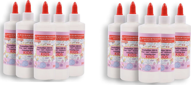 10 stuks -Knutsellijm 2000ml - Lijm - All purpose glue - Glue - Kinderlijm - Knutselen - Goedkope knutsellijm - Doorzichtige knutsellijm - Knutsellijm 2000 ml - Lijm - All purpose glue - Glue - Kinderlijm - Knutselen - Goedkope knutsellijm