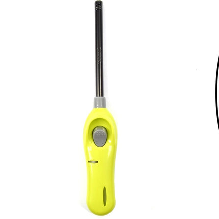1x stuks Groene barbecue aanstekers| A Kwaliteit |Kinderbescherming/Kinderslot| gasaanstekers navulbaar 26 cm