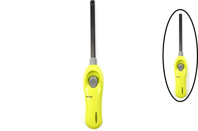 1x stuks Groene barbecue aanstekers| A Kwaliteit |Kinderbescherming/Kinderslot| gasaanstekers navulbaar 26 cm