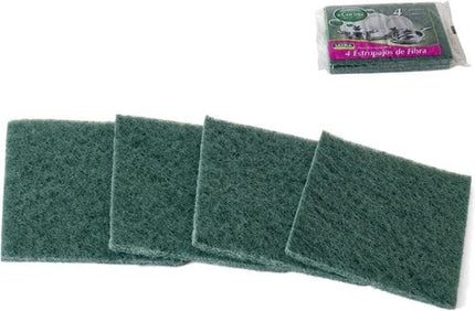 12x Schuurspons Groen |Schuurpads| Schuursponsjes voor pannen | Schuurlapje |19.5x14x1cm