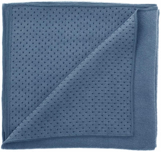 Yoga handdoek - handdoek - anti slip yoga handdoek- Silicone Yoga handdoek met anti slip - 175 x 60 cm - Blauw