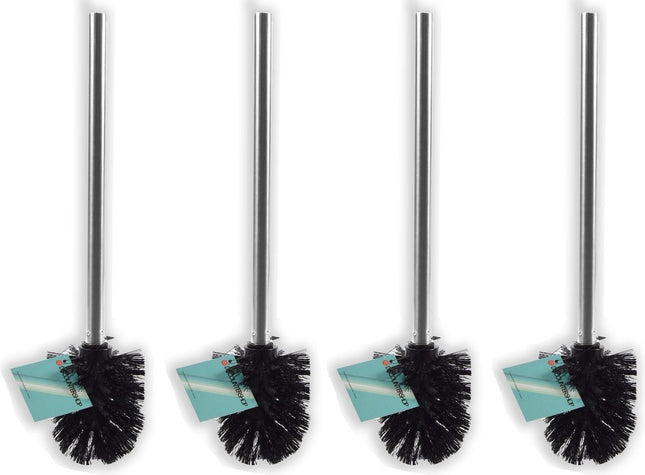 Losse toiletborstel universele RVS Toiletborstel Set - 4 Stuks WC-borstel WC Toilet Borstel Borstels Toiletborstels