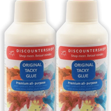 Tacky lijm met inhoud van 100 ML - 2 stuks in de verpakking - 200 ML