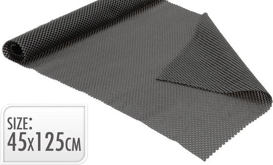 Antislipmat 45cm x 125cm – Antislip Onderkleed op Rol – Antraciet Grijs