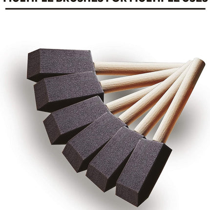 Spons Schilderkwast - Painting Brush Set - Schilderen verf kwasten 8 stuks- 8 x foambrush DIY