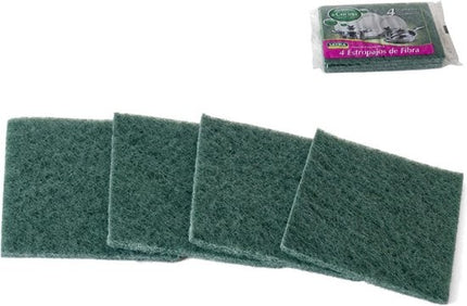 8x Schuurspons Groen |Schuurpads| Schuursponsjes voor pannen | Schuurlapje |19.5x14x1cm