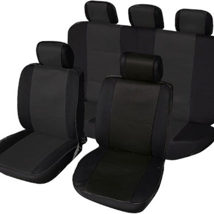 Autostoelhoezen 11-delig Universeel | Zwart | Stoelhoesset | Auto | Stoel/Stoelen | Hoes