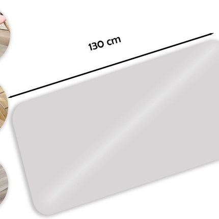 Vloerbeschermer bureaustoel PVC - vloerbeschermer voor harde vloeren 130cm x 90 cm- Beschermmat