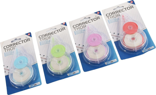 Correctietape 4 stuks 30 meter 4 stuks Correctieroller - Correctietape - Correctie tape - Correct it - 4 stuks