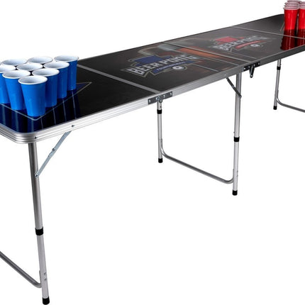 Lifetime Games Beerpong-Tafel - Opgezet 240 x 60 x 70 cm - Opvouwbaar tot 60 x 60 x 15 cm - met Handvat