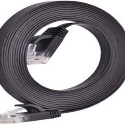 RJ45-Netwerk LAN Kabel - Zwarte Ethernet-Netwerkverbindingskabel - Internet Kabel - 6 M - CAT 6 Netwerkkabel voor Computer/Laptop