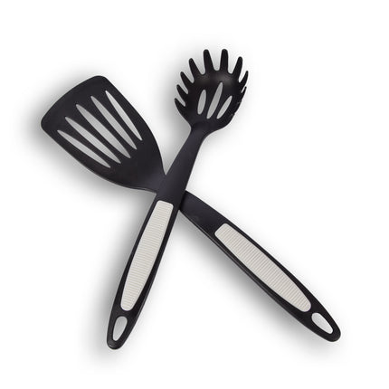 Spatel | Bakspatel | Nylon | 60g | Zwart | Keukenspatel | hittebestendig | Anti-aanbak | Keukengerei | 35.5cm*9cm 