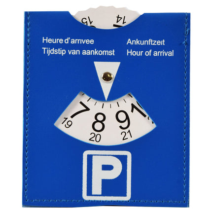 Parkeerschijf 3 Stuks Parkeerkaart Blauw van Hoogwaardig Plastic | Parkeren in de Blauwe Zone | 15 cm x 12 cm | Parkeerkaart  Kopen | Parkeerschijven | Blauwe Schijf Kopen