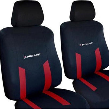 Dunlop autostoelhoezen set - Autostoelhoes - Stoelhoezen| 6-delig - Rood