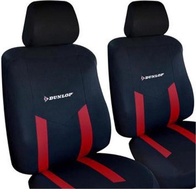 Dunlop autostoelhoezen set - Autostoelhoes - Stoelhoezen| 6-delig - Rood