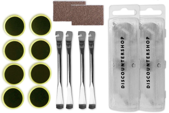 Bandenplakset Fietsreparatie Set - Autoband Reparatieset