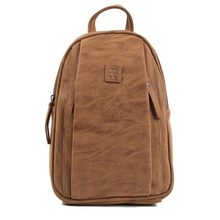 Bicky Bernard Rugzak 7 Litre - Schoudertas - Crossbodytas - tassen - tassen dames - tassen kopen - tassen hengsel - tassen Camel - Cognac - Dames tas - handtas - handtassen - handtas dames - handtassen dames - handtas Camel - Cognac