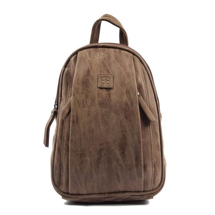 Bicky Bernard Rugzak 7 Litre - Schoudertas - Crossbodytas - tassen - tassen dames - tassen kopen - tassen hengsel - tassen Bruin - Donkerbruin - Dames tas - handtas - handtassen - handtas dames - handtassen dames - handtas Bruin - Donkerbruin