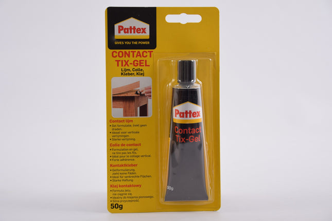 PattexContactlijm Transparant – 2 Tubes van 50g (100g Totaal) – Sterke Lijm voor Hout, Metaal, Kunststof & Leder – Sneldrogend en Hittebestendig