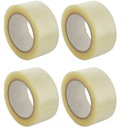 Plakband Verpaktape 50mmx55 m 6 rollen - 6x stuks rollen Verpakkingstape transparant 55 meter - 5 cm breed - Kantoor en magazijn artikelen -