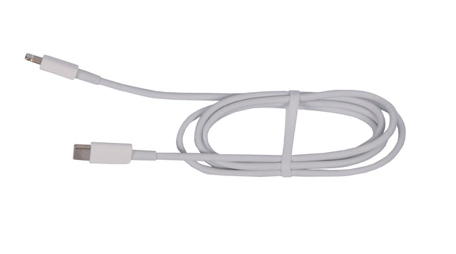 USB C Kabel voor Snel Opladen - Wit, 1 Meter Lang, Recht Model, Geschikt voor Apple iPhone-modellen