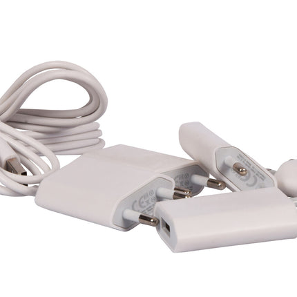 Opladers | 5W | Adapters | Wit | USB Oplader | Met Kortsluiting Bescherming | Universele Oplader | Voeding Adapter | Oplader voor Telefoon