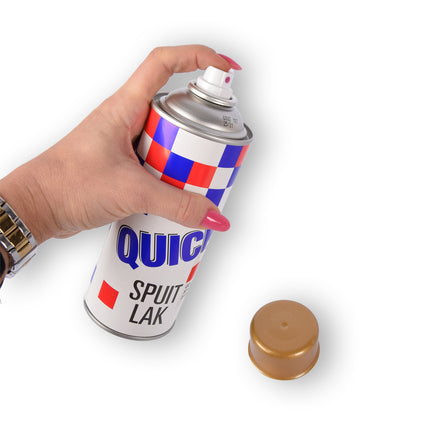 1stuks | Spuitverf | Sneldrogend | Spuitlak | Spuitbus verf | Goud metallic | Binnen & Buiten| 400ml 