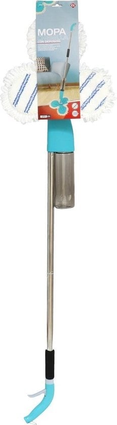 Gerimport Vloerwisser Met Reservoir 120 Cm Aluminium Blauw