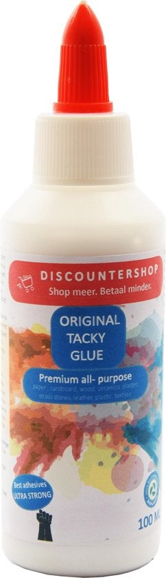 Hobbylijm - Alleslijm 100ML - Lijm voor papier - Lijm voor karton - Lijm voor textiel - Lijm voor piepschuim.