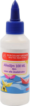5X Alleslijm 100ML - Lijm - Lijm voor papier - Lijm voor karton - Lijm voor textiel - Lijm voor piepschuim