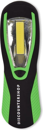 Zaklamp | Oplaadbare zaklamp | groen/Zwart | Noodzaklamp | Werkzaklamp | AA-Batterijen | 20cm*6cm