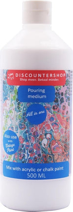 Pouring medium 2x 500 ML Pouring medium Kant en klaar hulpmiddel