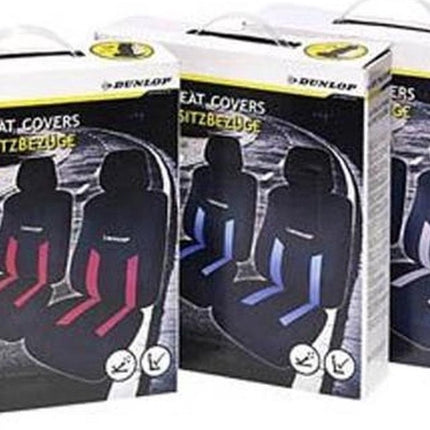 Dunlop autostoelhoezen set - Autostoelhoes - Stoelhoezen| 6-delig - Rood