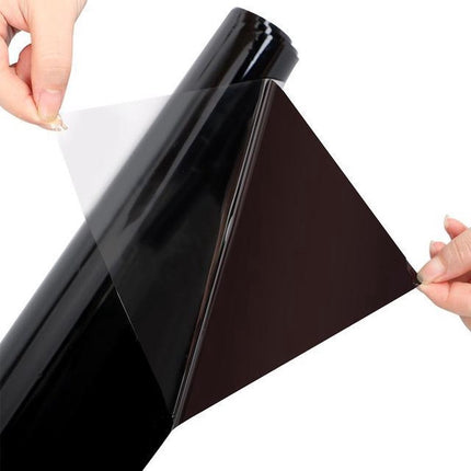 Zelfklevend Raamfolie zwart 300 x 76cm 25% lichtdoorlatend