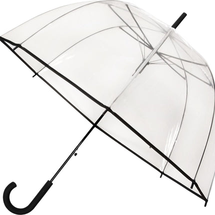 10 Stuks Transparante Koepelparaplu 85 cm - Doorzichtige Paraplu voor Dames & Heren - Bruidsparaplu voor Regen