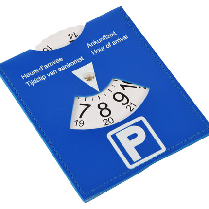 Parkeerschijf 3 Stuks Parkeerkaart Blauw van Hoogwaardig Plastic | Parkeren in de Blauwe Zone | 15 cm x 12 cm | Parkeerkaart  Kopen | Parkeerschijven | Blauwe Schijf Kopen