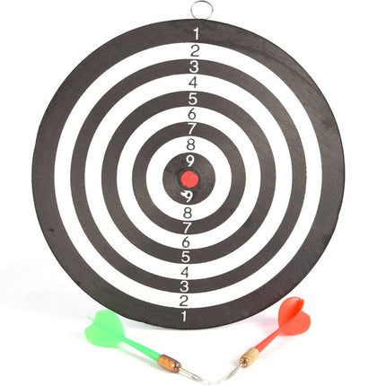 Mini Dartbord - 22 cm - tweezijdig - met 2darts