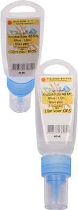 Discountershop 3 Stuks Knutsellijm 40ml Kinderlijm - Knutselen - Goedkope knutsellijm |Alleslijm