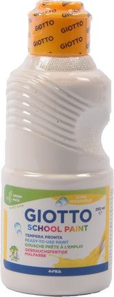 Tempera verf 250 ML - 8 stuks - Blauw - Geel - Groen - Rood - Wit - Zwart - Roze - bruin Set van 8x Acrylverf / temperaverf - 8 kleuren - Fles 250 ml - Tempera / acryl verf - Hobby - knutselmateriaal - Schilderij maken - Verf op waterbasis - Hobby-