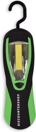 Zaklamp | Oplaadbare zaklamp | groen/Zwart | Noodzaklamp | Werkzaklamp | AA-Batterijen | 20cm*6cm
