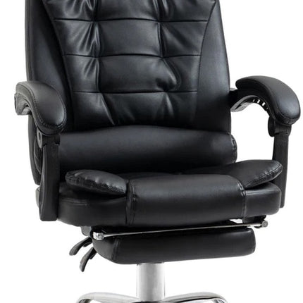 Ergonomische Bureaustoel Zwart – verstelbaar – volwassen – kantoor – werk – meubels – stoelen – wonen – gaming stoel – vergaderstoelLuxe Design Bureaustoel - Zwart - Kunstleer - Verstelbaar