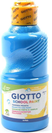 Tempera verf 250 ML - 8 stuks - Blauw - Geel - Groen - Rood - Wit - Zwart - Roze - bruin Set van 8x Acrylverf / temperaverf - 8 kleuren - Fles 250 ml - Tempera / acryl verf - Hobby - knutselmateriaal - Schilderij maken - Verf op waterbasis - Hobby-