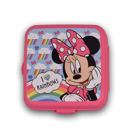 Broodtrommel| Brooddoos | voor Meisjes | BPA Vrij | 1.5 liter | Met 3-Vakken | Roze | Lunchtrommel | 14cm*8cm*14cm