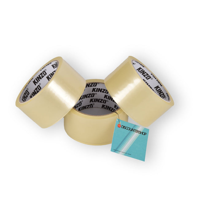 Verpakkingstape | 3x rollen | Plakband | Bruine tape | 320g | transparent | voor Kinderen en volwassenen | 5cm*9.5cm