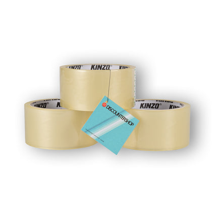Verpakkingstape | 3x rollen | Plakband | Bruine tape | 320g | transparent | voor Kinderen en volwassenen | 5cm*9.5cm