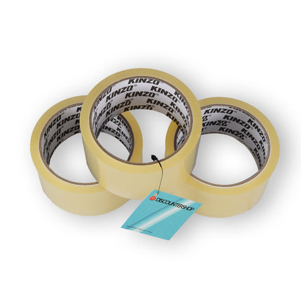 Verpakkingstape | 3x rollen | Plakband | Bruine tape | 320g | transparent | voor Kinderen en volwassenen | 5cm*9.5cm