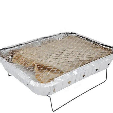 Set Barbecue - Instant - Wegwerp - Buiten barbecue - Tafel - Rooster - Balkon - Picknick - Barbecue accessoires - Grill - 3 Maten XL 1200 gram , L 600 gram , S 376 gram